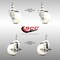Service Caster 3 Inch 316SS Nylon Wheel Swivel 10mm Threaded Stem Caster Brakes SCC, 2PK SCC-SS316TS20S314-NYS-M1015-2-TLB-2 - alternate 6